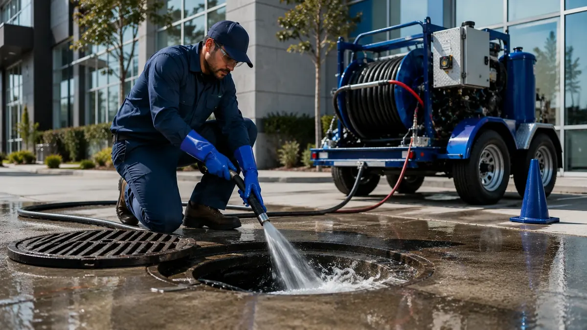 Commercial Hydro Jet Drain Cleaning in Anaheim