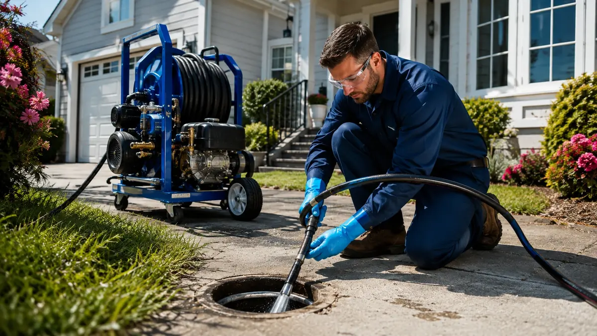Residential Hydro Jet Drain Cleaning in Anaheim