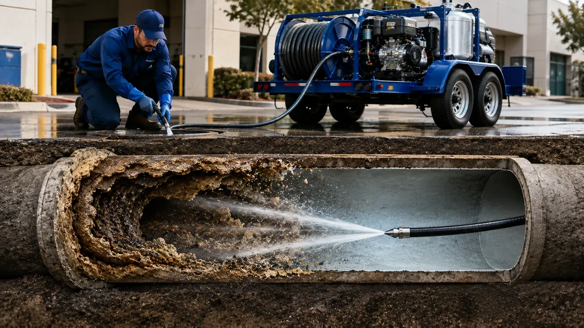 Sewer Pipe Descaling in Anaheim